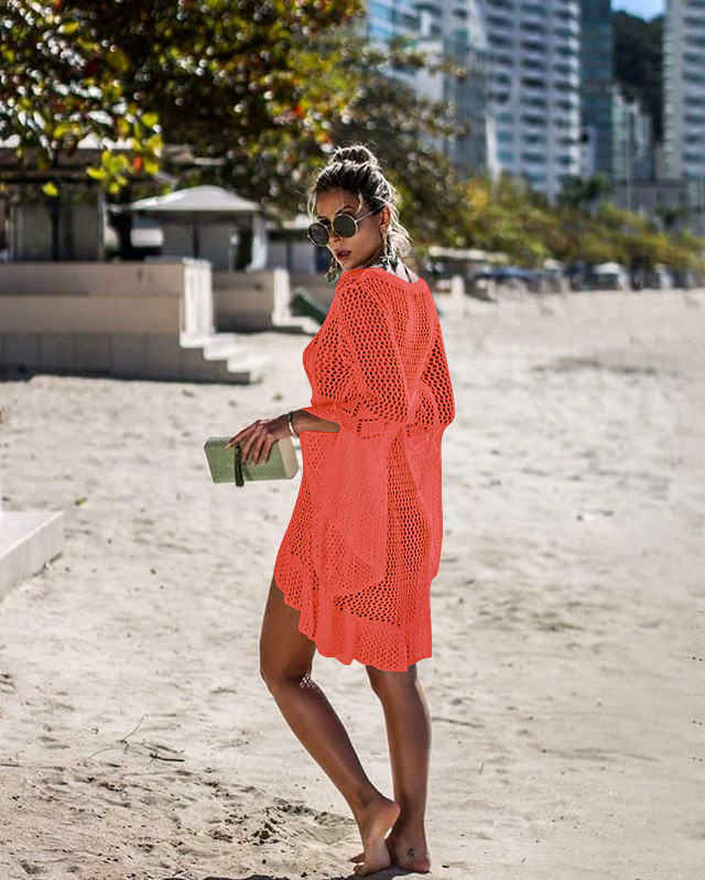 F4745-5 crochet beach dress